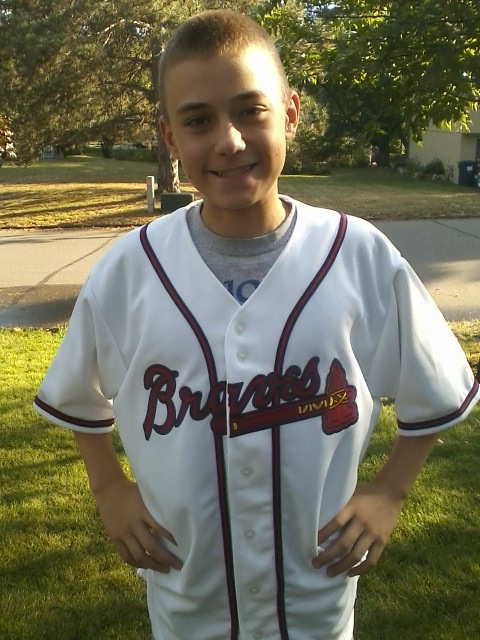 Jason Heyward autographed jersey front