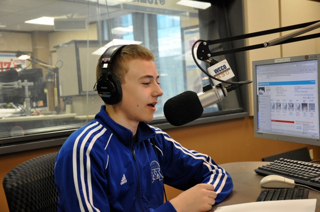 DJ with Steve Murphy in the WCCO Radio studio