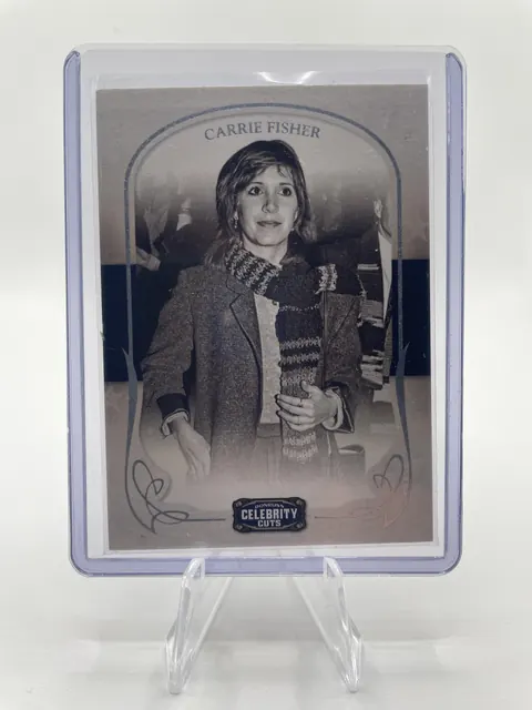 2008 Donruss Celebrity Cuts Carrie Fisher Silver Foil /499 #12 Star Wars product photo
