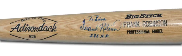 Autographed 35" Frank Robinson Adirondack Big Stick Bat product photo