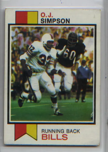 1973 Topps #500 O.J. Simpson product photo